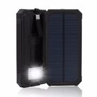 2018 Amazon hot selling solar power bank 10000mah 15000mah Portable Outdoor Solar Charger battery for Mobile Phone