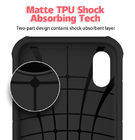 Net Pattern Soft TPU Shock Absorbing Rigid Bumper Mobile Accessories Dual Protective Silicon Smartphone Cases