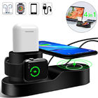 36W/12V 4in1 QI Wireless Charger Fast charging for iPhone x for samsung galaxy s4 for Apple Watch for Airpods