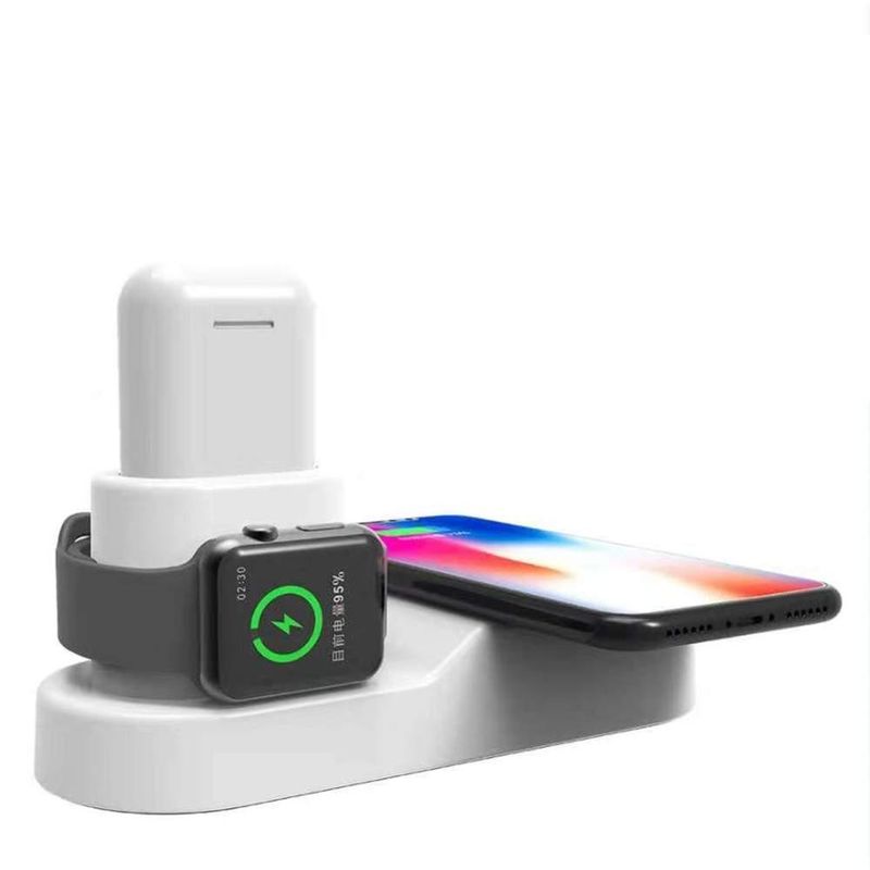 36W/12V 4in1 QI Wireless Charger Fast charging for iPhone x for samsung galaxy s4 for Apple Watch for Airpods